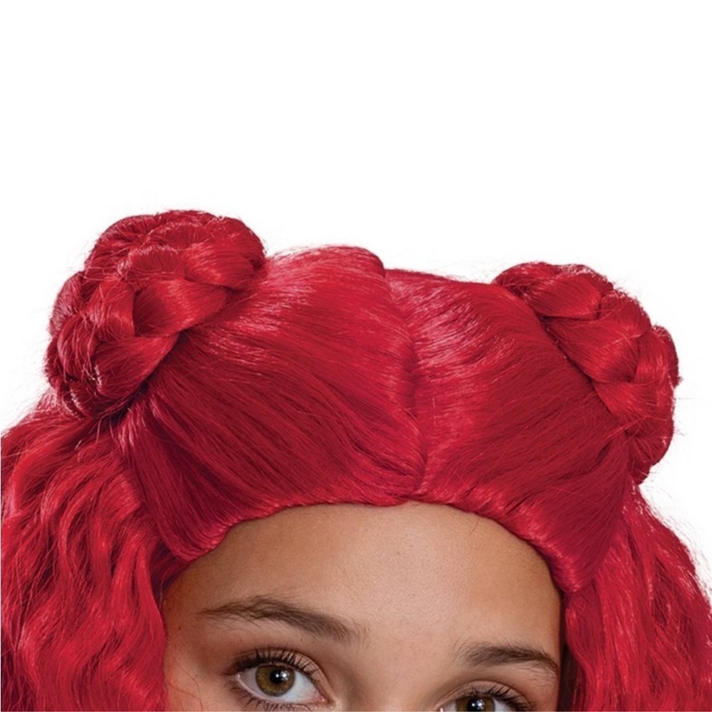 NWT Disney Descendants Red Wig Halloween Costume Accessory - Picture 4 of 7